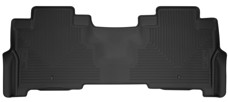 Ford Expedition Floor Liners - Rear - Husky Liners - X-act Contour - 2nd Seat - Black - `18-`22